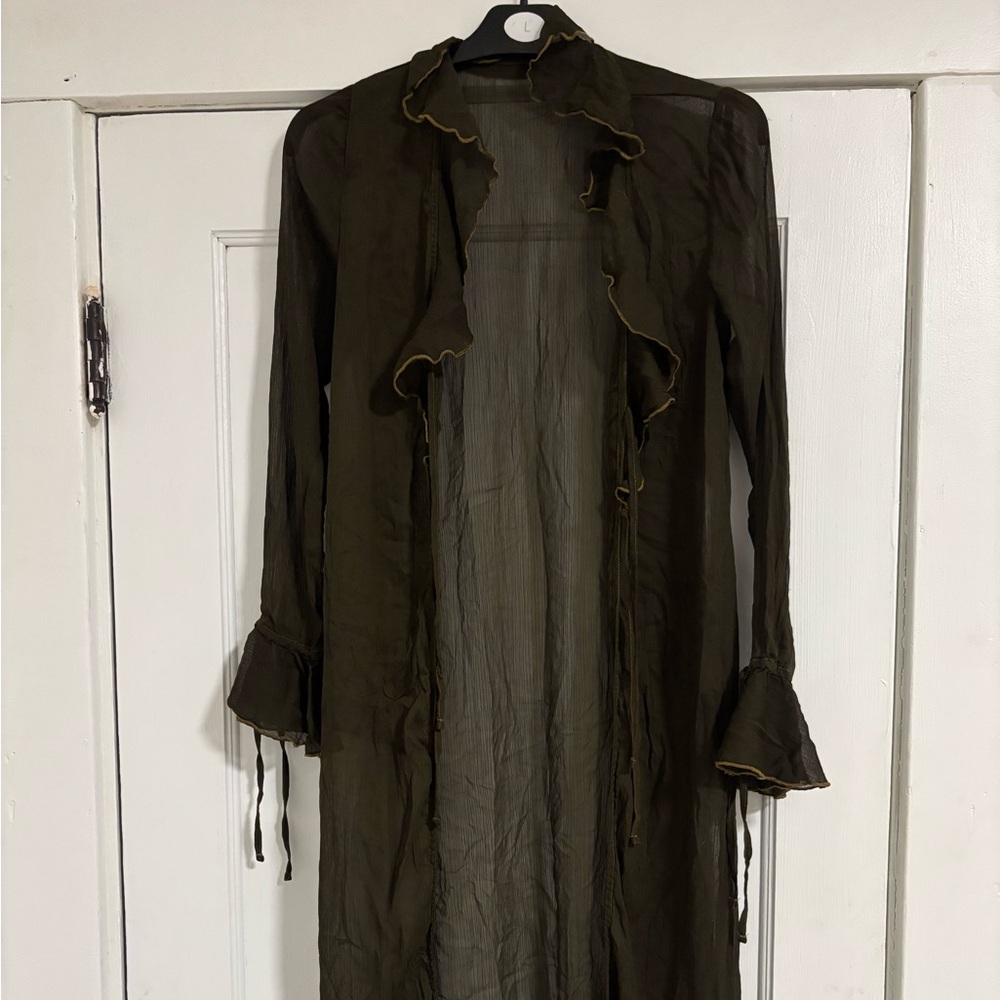 Wild Fable Olive Brown Cardigan